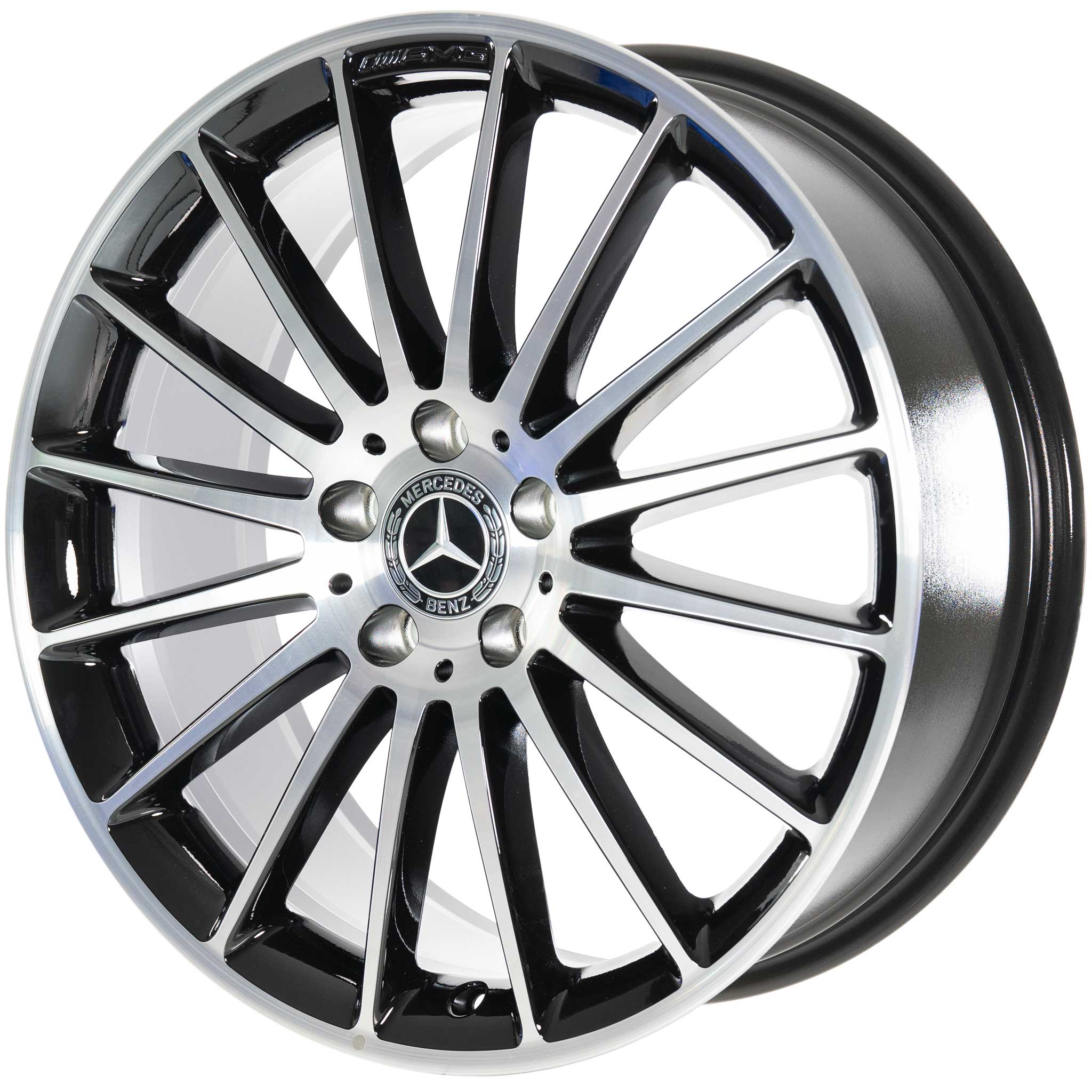 AMG Multispoke [176-19] Gloss Black with High Sheen Alloy Wheel Product Image #2