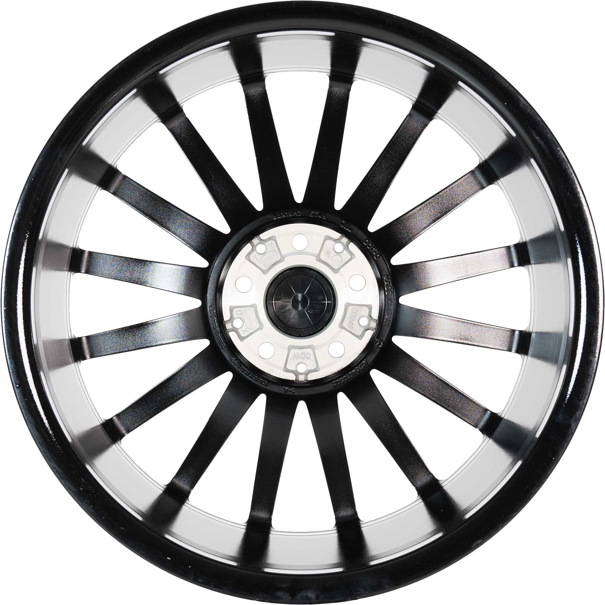 AMG Multispoke [176-19] Gloss Black with High Sheen Alloy Wheel Product Image #3