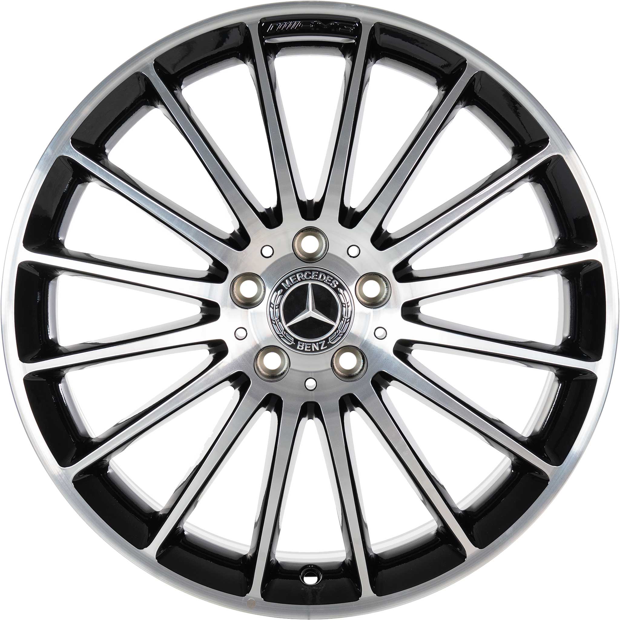 AMG Multispoke [176-19] Gloss Black with High Sheen Alloy Wheel Product Image #1