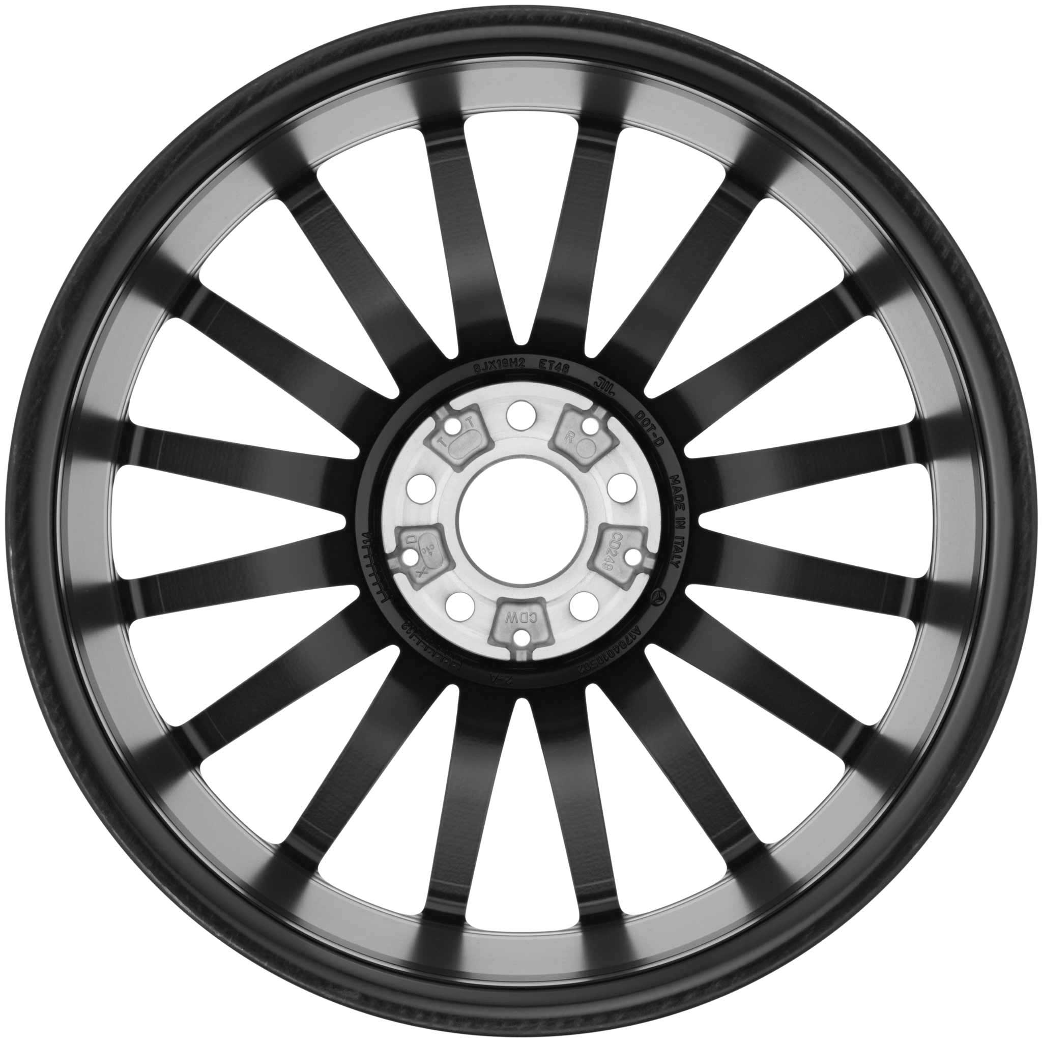 AMG Multispoke [176-19] Matt Black Alloy Wheel Product Image #3