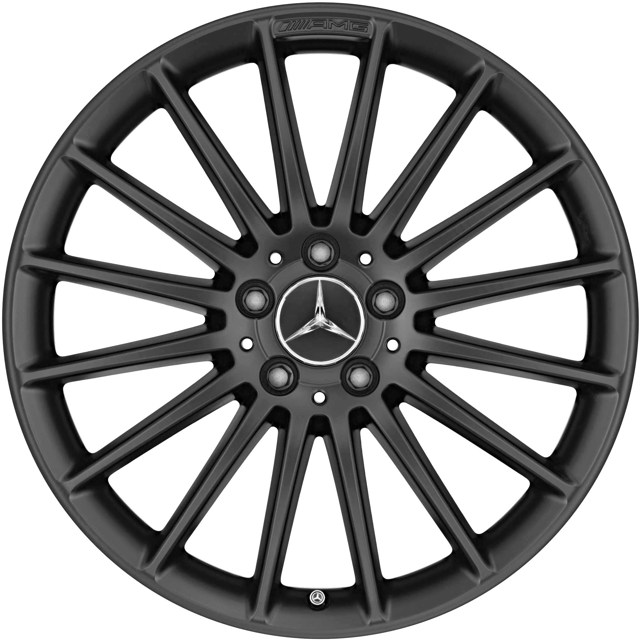 AMG Multispoke [176-19] Matt Black Alloy Wheel Product Image #1