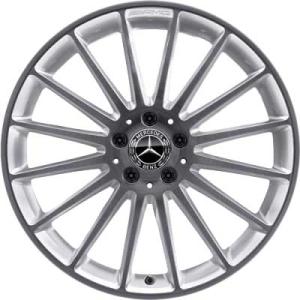 19" AMG Multispoke [176-19] Snow White with High Sheen alloy wheel