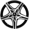 AMG 5 Spoke [176-18] Gloss Black with High Sheen Wheel Img 1