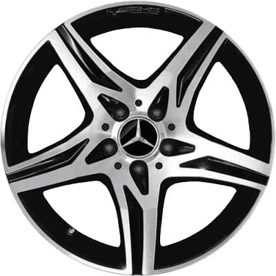 AMG 5 Spoke [176-18] Gloss Black with High Sheen Alloy Wheel Product Image #1
