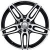 AMG 5 Twin Spoke [176-18] Gloss Black with High Sheen Wheel Img 1