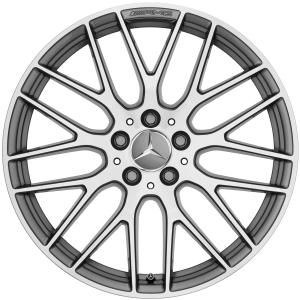 19" AMG Cross Spoke [176-19] Himalaya Grey with High Sheen alloy wheel