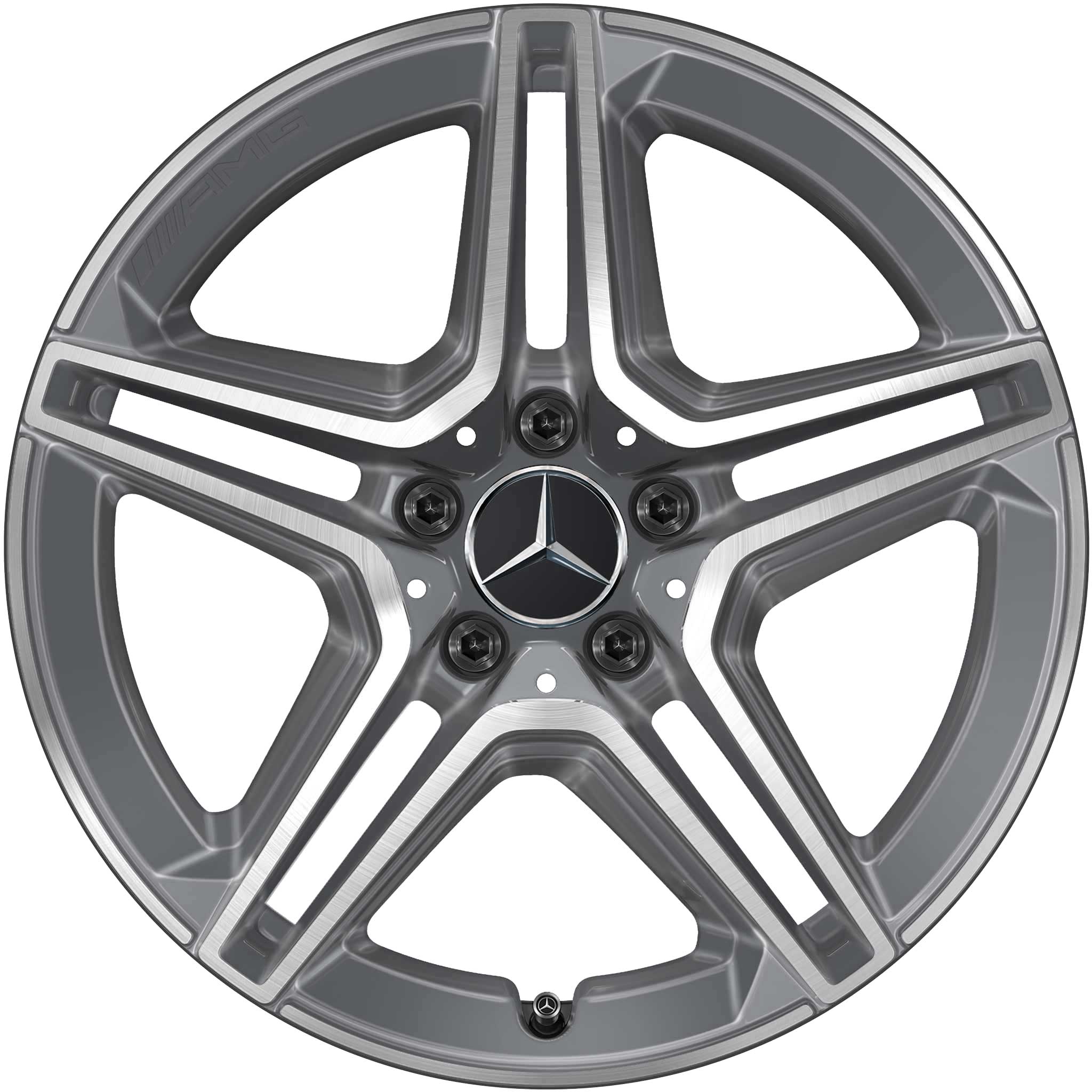 AMG 5 Twin Spoke [177-18] Tremolite Metallic with High Sheen Alloy Wheel Product Image #1