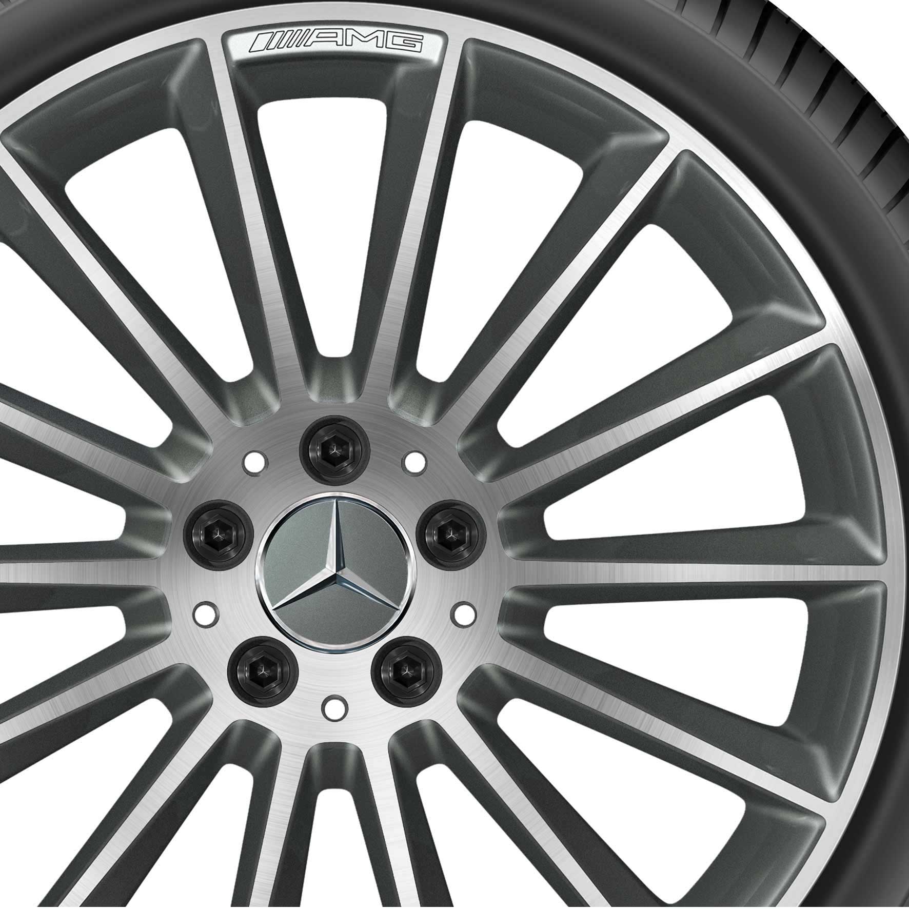 AMG Multispoke [177-19] Himalaya Grey with High Sheen Alloy Wheel Product Image #2