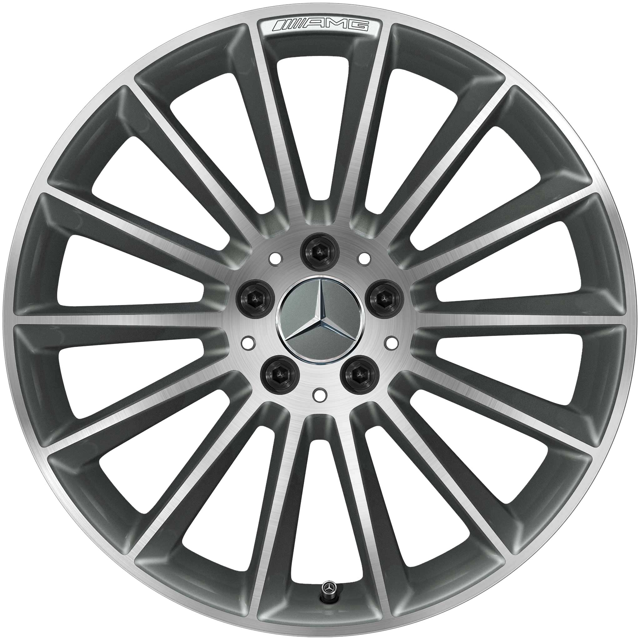 AMG Multispoke [177-19] Himalaya Grey with High Sheen Alloy Wheel Product Image #1