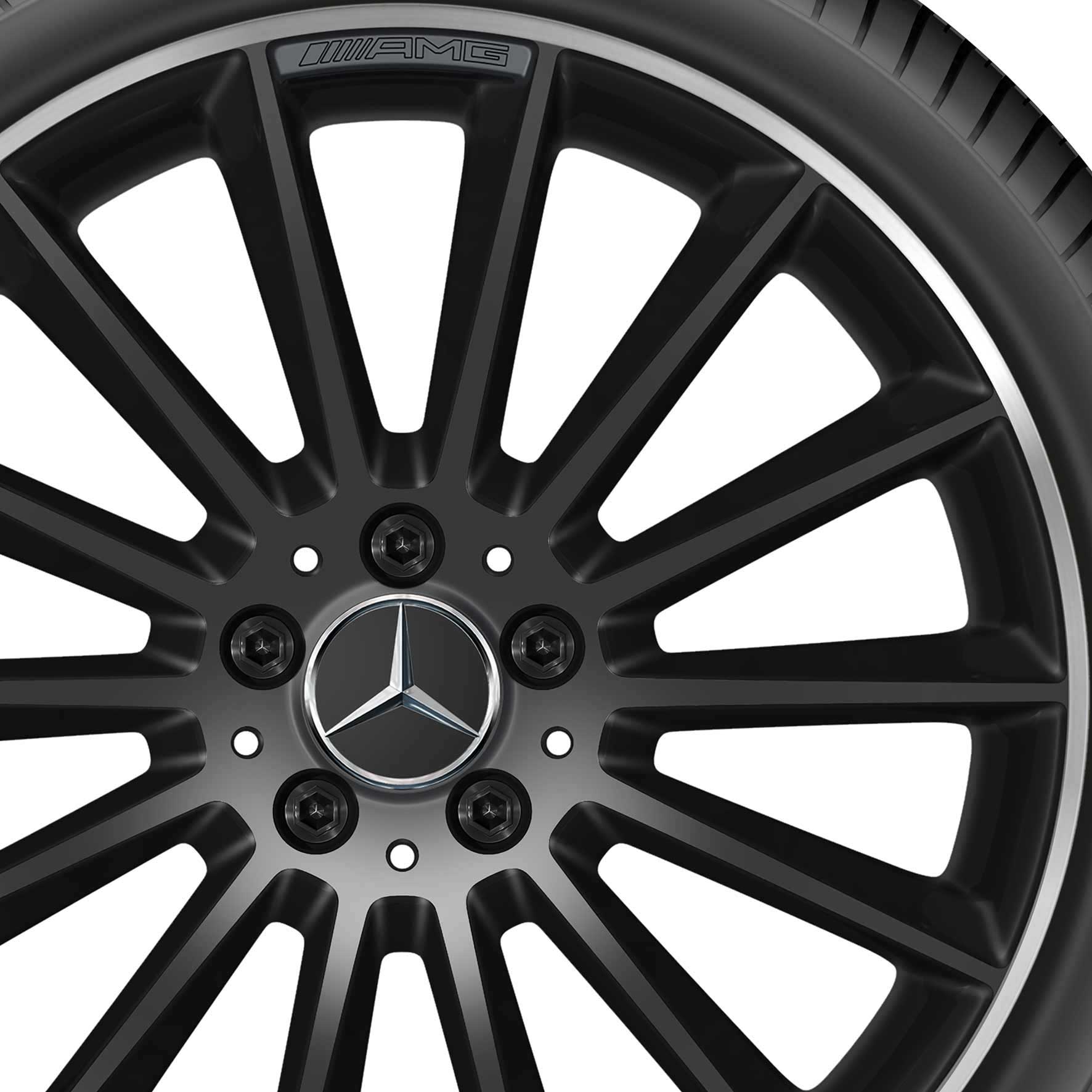 AMG Multispoke [177-19] Gloss Black with High Sheen Rim Edge Alloy Wheel Product Image #2