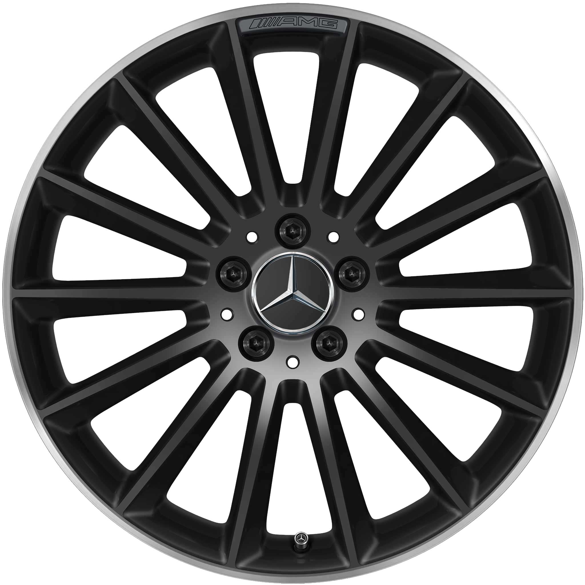 AMG Multispoke [177-19] Gloss Black with High Sheen Rim Edge Alloy Wheel Product Image #1