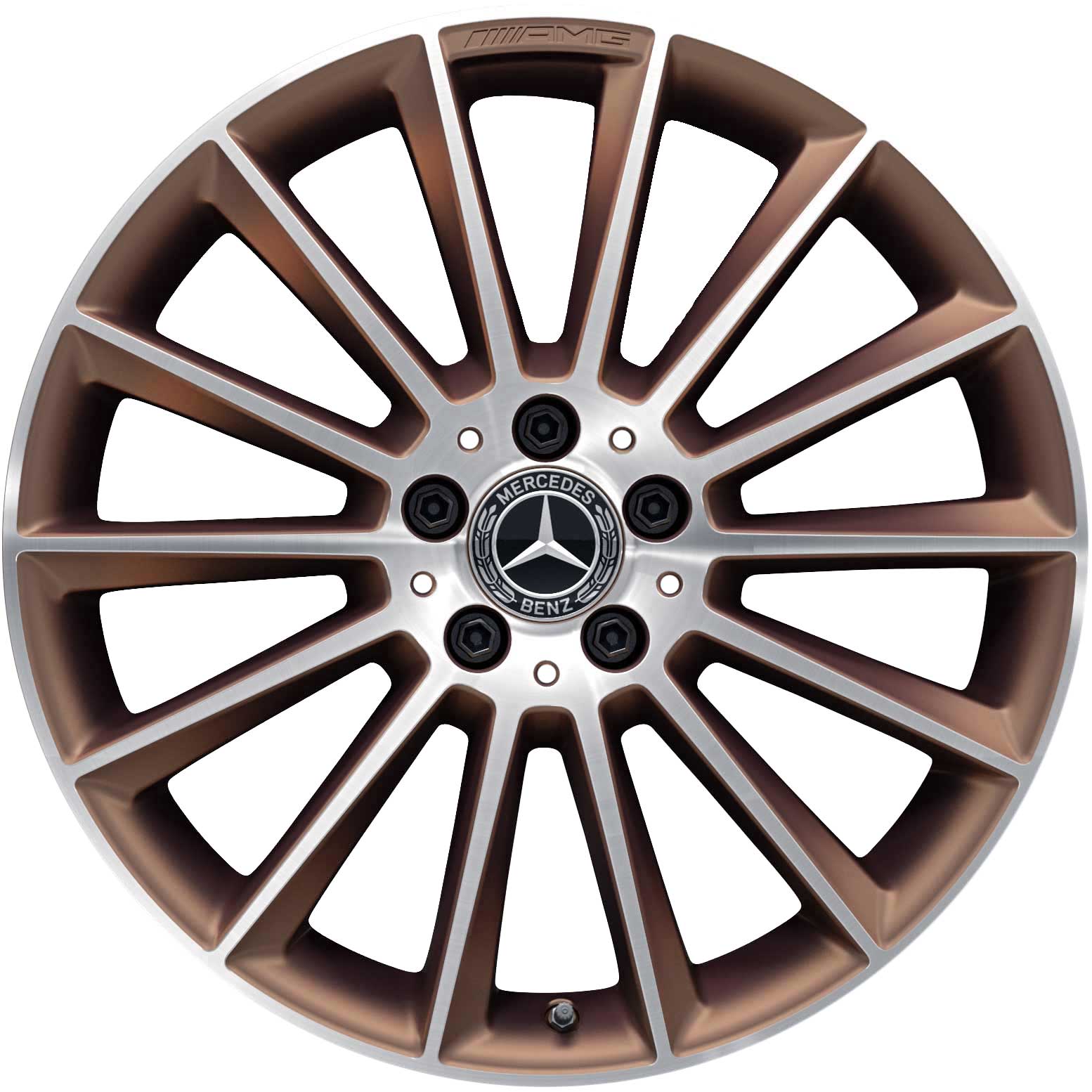 AMG Multispoke [177-19] Matt Copper with High Sheen Alloy Wheel Product Image #1