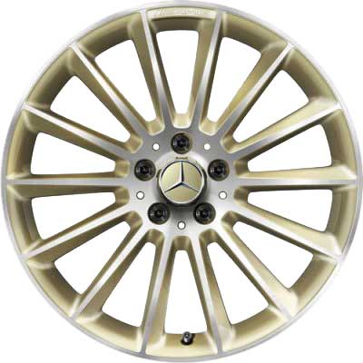 AMG 14 Spoke [177-19] Tech Gold Matt with High Sheen Alloy Wheel Product Image #1