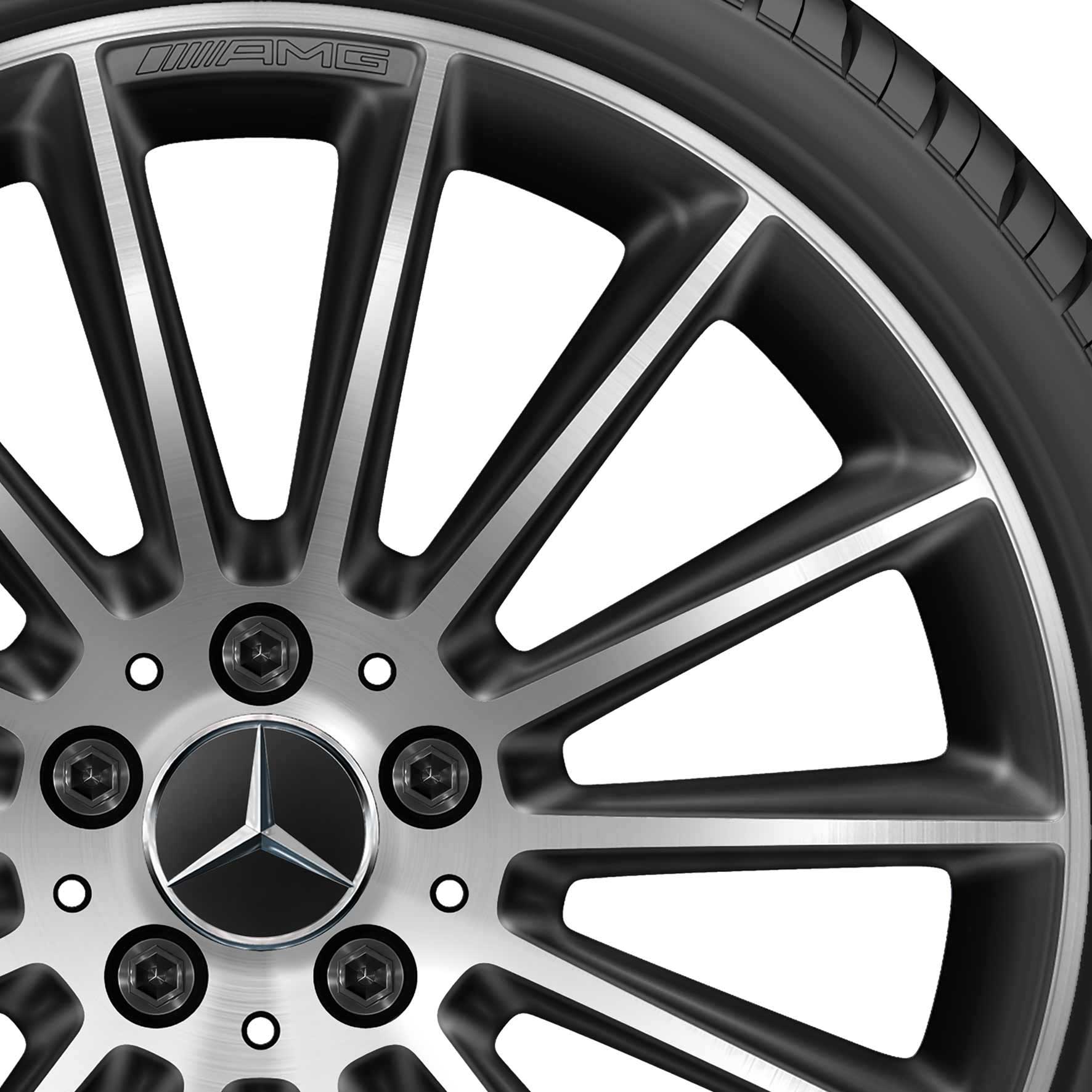 AMG 14 Spoke [177-19] Gloss Back with High Sheen Alloy Wheel Product Image #2