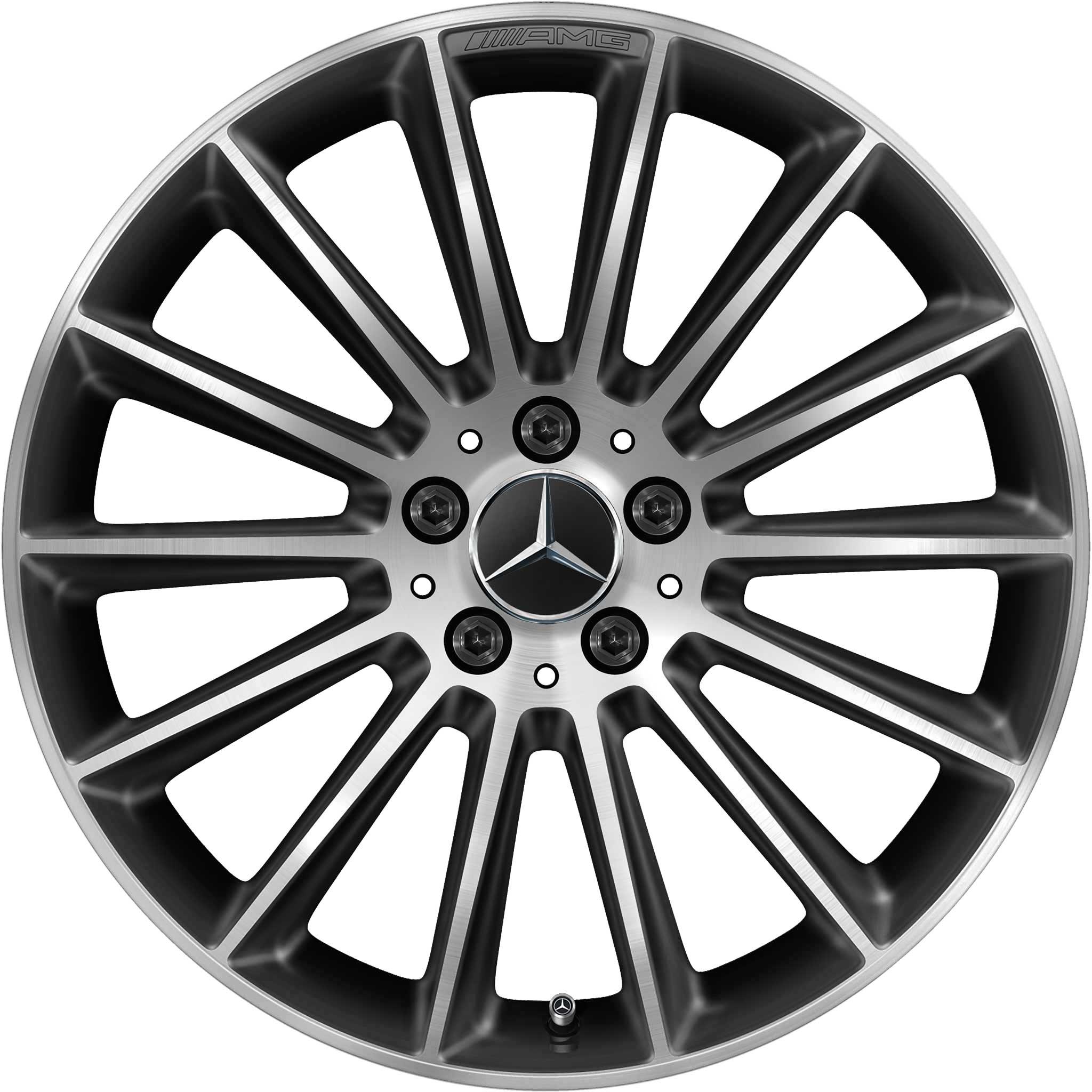 AMG 14 Spoke [177-19] Gloss Back with High Sheen Alloy Wheel Product Image #1