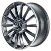 AMG 14 Spoke [177-19] Matt Black with High Sheen Rim Edge Wheel Img 2