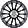 AMG 14 Spoke [177-19] Matt Black with High Sheen Rim Edge Wheel Img 3
