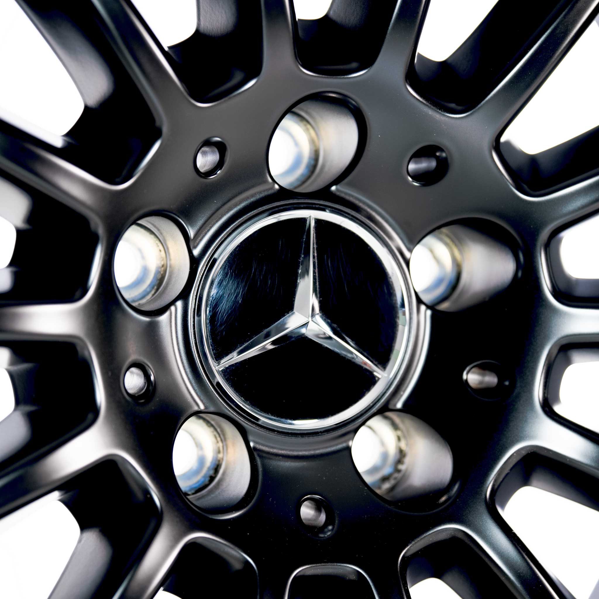 AMG 14 Spoke [177-19] Matt Black with High Sheen Rim Edge Alloy Wheel Product Image #4