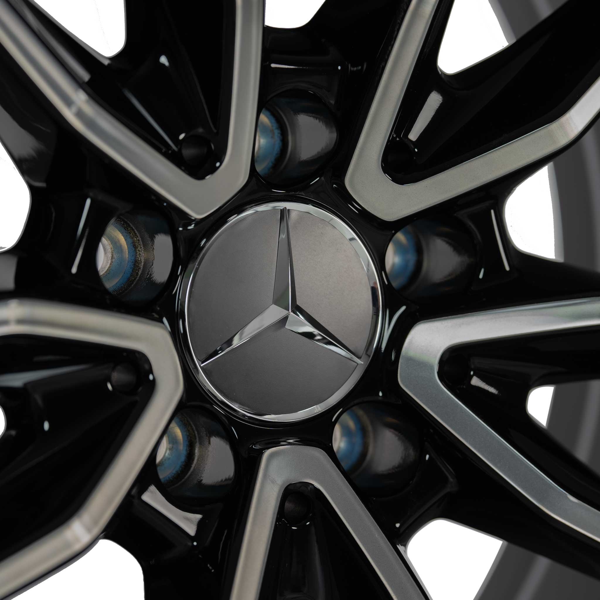 AMG 5 Twin Spoke [177-19] Gloss Back with High Sheen Alloy Wheel Product Image #4