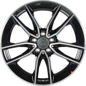 AMG 5 Twin Spoke [177-19] Gloss Back with High Sheen Alloy Wheel - Sizes 19in