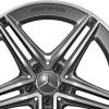 AMG 5 Twin Spoke [177-19] Tantalite Grey with High Sheen Wheel Img 3