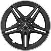 AMG 5 Double Spoke [177-19] Matt Black with High Sheen Rim Edge Wheel Img 1