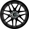 AMG Cross Spoke [177-19] Matt Black with High Sheen Rim Edge (Forged) Wheel Img 3