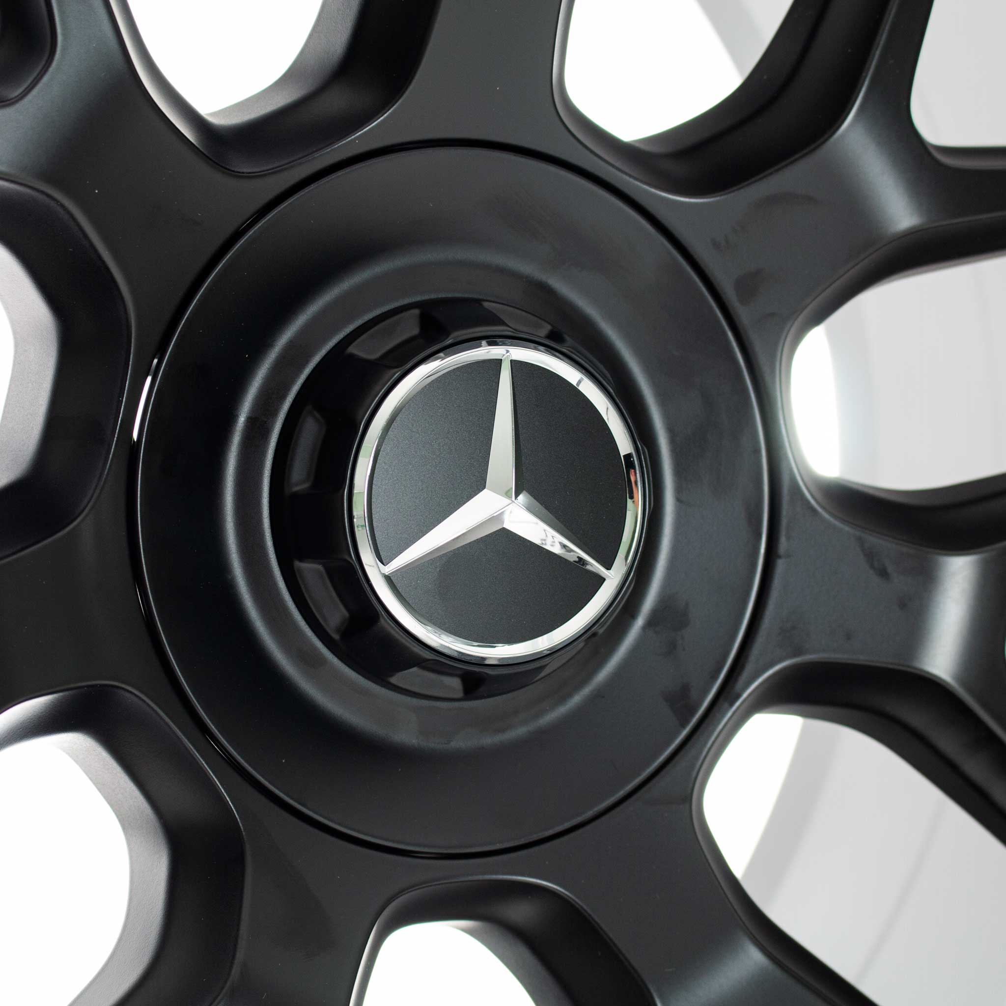 AMG Cross Spoke [177-19] Matt Black with High Sheen Rim Edge (Forged) Alloy Wheel Product Image #4