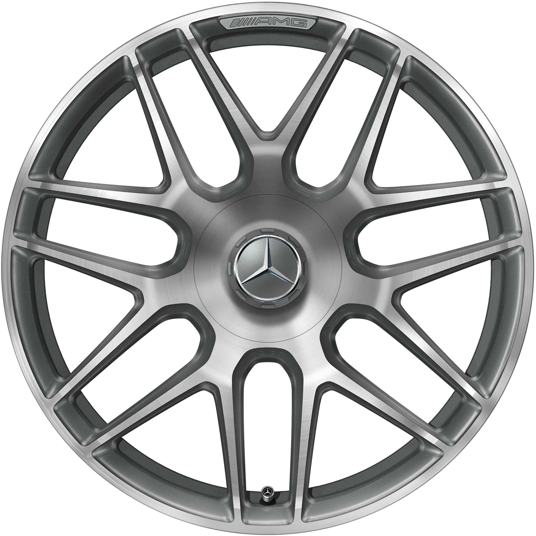 AMG Cross Spoke [177-19] Himalaya Grey with High Sheen (Forged) Alloy Wheel Product Image #1