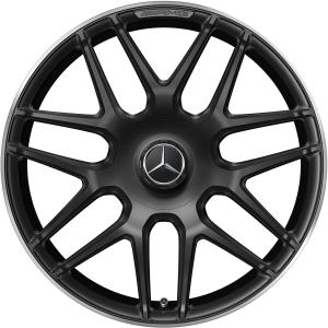 19" AMG Cross Spoke [177-19] Matt Black with High Sheen Rim Edge (Forged) alloy wheel