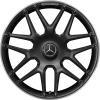 AMG Cross Spoke [177-19] Matt Black with High Sheen Rim Edge (Forged) Wheel Img 1