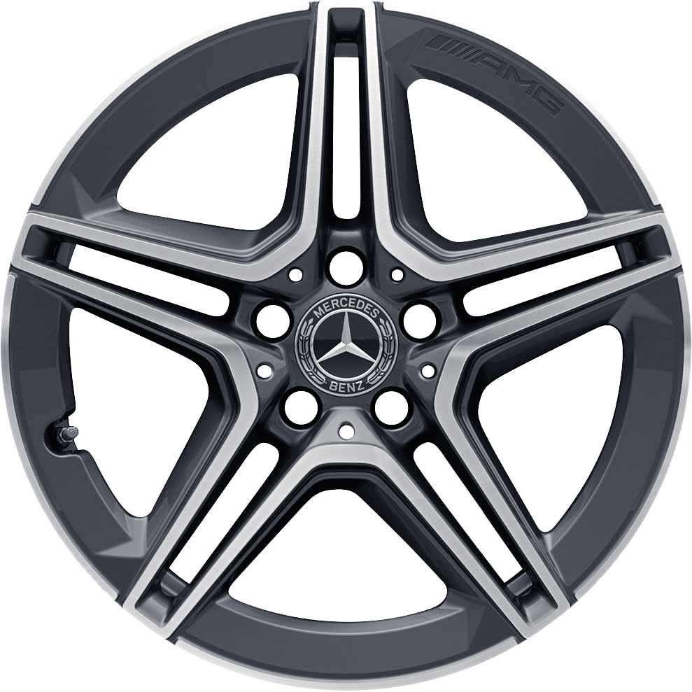 AMG 5 Twin Spoke [177-18] Tremolite Metallic with High Sheen Alloy Wheel Product Image #1