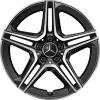 AMG 5 Twin Spoke [177-18] Gloss Back with High Sheen Wheel Img 1