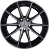 AMG 10 Spoke [177-18] Gloss Back with High Sheen Wheel Img 1