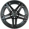 AMG 5 Spoke [177-19] Matt Black with High Sheen Rim Edge Wheel Img 1