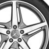AMG 5 Spoke [190-19] Himalaya Grey with High Sheen Wheel Img 2