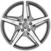 AMG 5 Spoke [190-19] Himalaya Grey with High Sheen Wheel Img 1