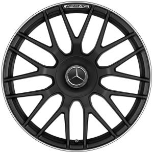 19" AMG Cross Spoke [190-19] Matt Black with High Sheen Rim Edge (Forged) alloy wheel