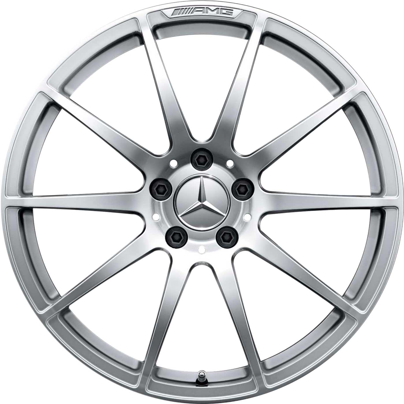 AMG 10 Spoke [190-19] Vanadium Silver (Forged) Alloy Wheel Product Image #1