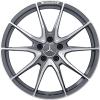 AMG 10 Spoke [190-20] Himalaya Grey with High Sheen Wheel Img 1