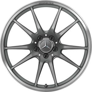 19" AMG 10 Spoke [190-19] Matt Himalaya Grey with High Sheen Rim Edge alloy wheel