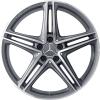 AMG 5 Twin Spoke [190-20] Himalaya Grey with High Sheen Wheel Img 1