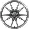 AMG 10 Spoke [190-20] Matt Himalaya Grey with High Sheen Rim Edge Wheel Img 1