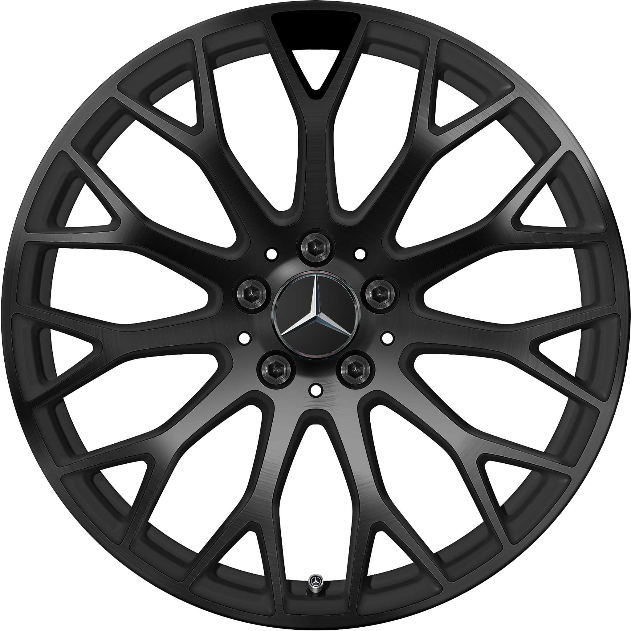 AMG Multispoke [190-19] Matt Black Alloy Wheel Product Image #1
