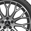 AMG Multispoke [190-19] Matt Black with High Sheen Wheel Img 2