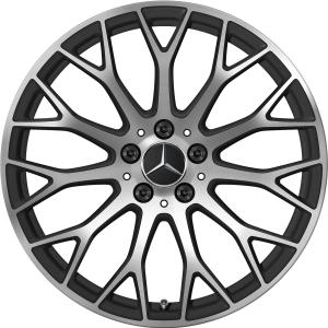 19" AMG Multispoke [190-19] Matt Black with High Sheen alloy wheel