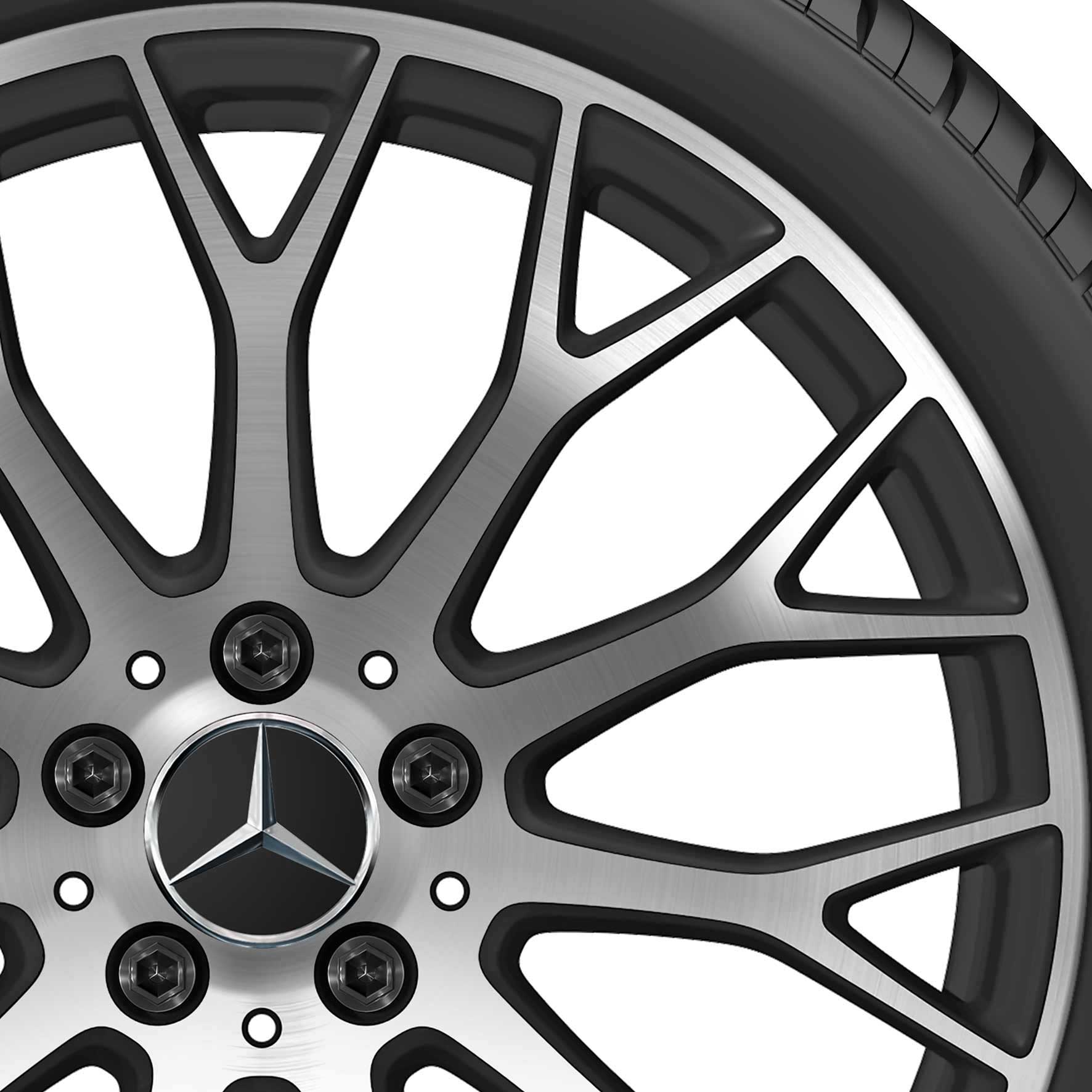 AMG Multispoke [190-20] Matt Black with High Sheen Alloy Wheel Product Image #2