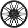 AMG 10 Spoke [190-20] Matt Black with High Sheen Rim Edge (Forged) Wheel Img 1