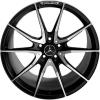 AMG 5 Double Spoke [197-19] Matt Black with High Sheen Wheel Img 1