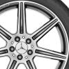 AMG 7 Spoke [197-19] Himalaya Grey with High Sheen Wheel Img 2